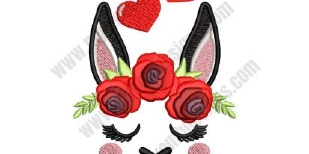 Adorable Valentine Llama Face Design for Love Themed Stitch Projects